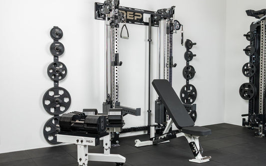 The Space Saver Package featuring the wall-mounted Athena™ cable system and more.