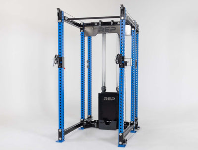 REP Fitness PR-5000 Rack with Blue Rack Uprights