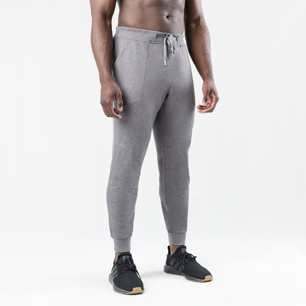 The REP Fitness Men's Apollo Joggers in Heather Cool Gray front, thumbnail