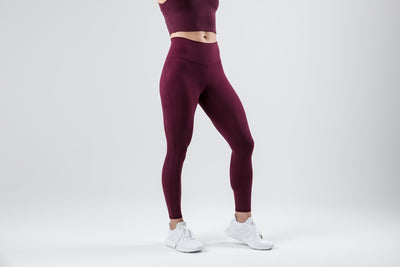 The REP Fitness Women's Eos Legging in Wine front
