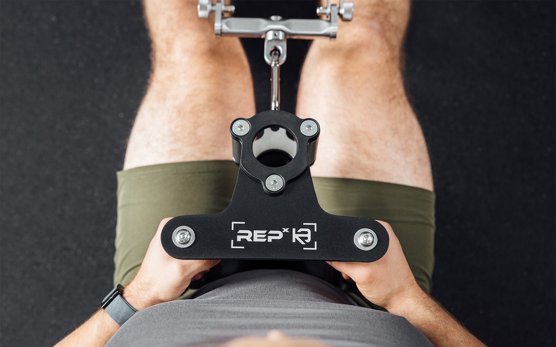 REP® x Kleva Built® Atlas™ Close-Grip Cable and Landmine Attachment