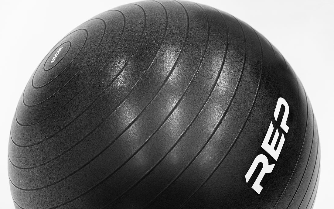 Detailed shot of Physioball's texture.