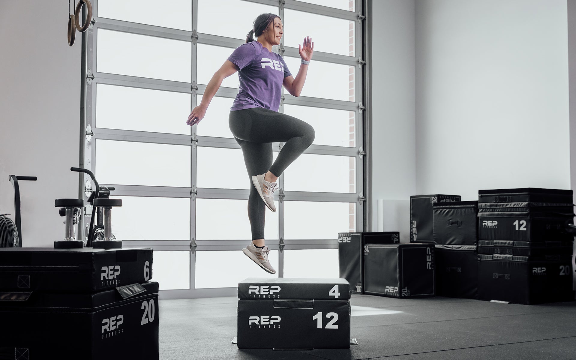 Female athlete performing 16