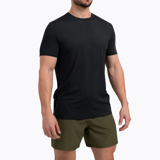 The REP Fitness Men's Delta Shirt in Black front
