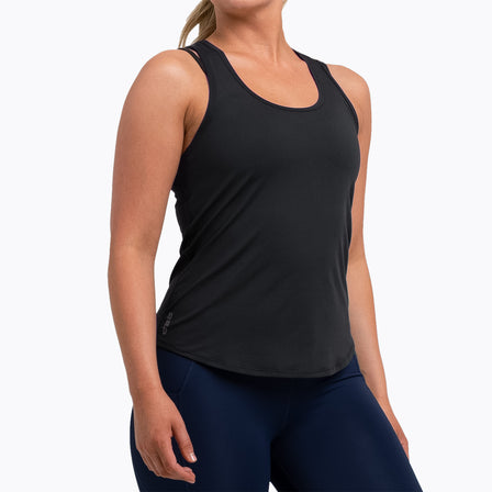 The REP Fitness Women's Clio Tank Top in Black front