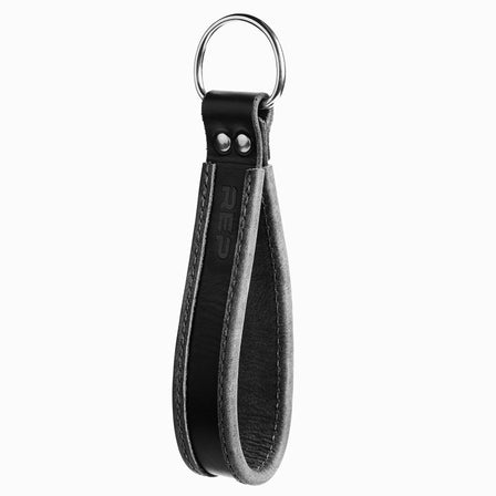 The REP USA Leather Single Handle Cable Attachment in Black
